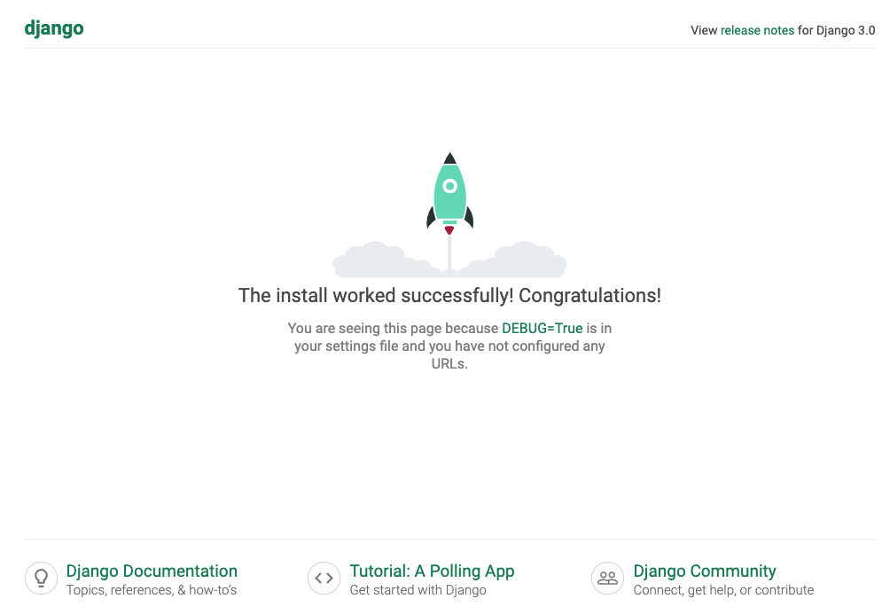 confirmation page with django rocket